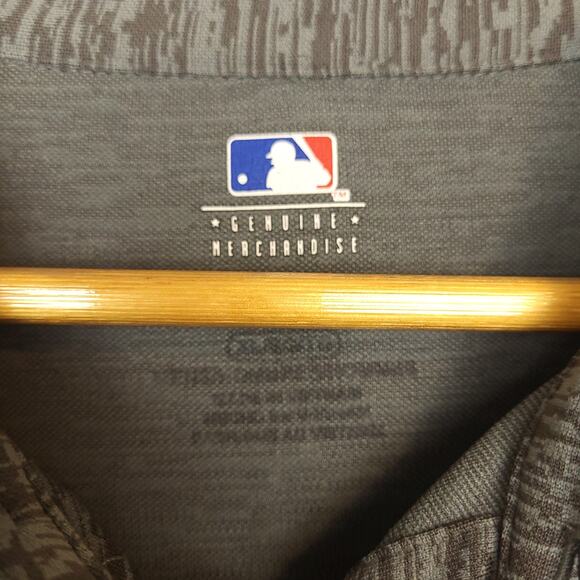 Chicago White Sox MLB Men's Polo Shirt XL Gray Black Camo Baseball Team EUC - Picture 4 of 8